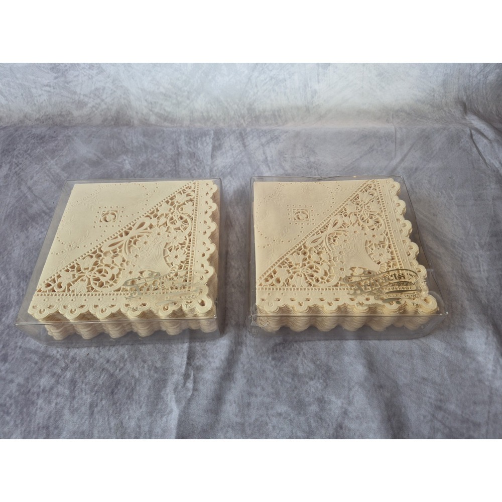Vintage Doily Napkins " The Original Mary Jean Collection " In Original Package - Picture 8 of 14